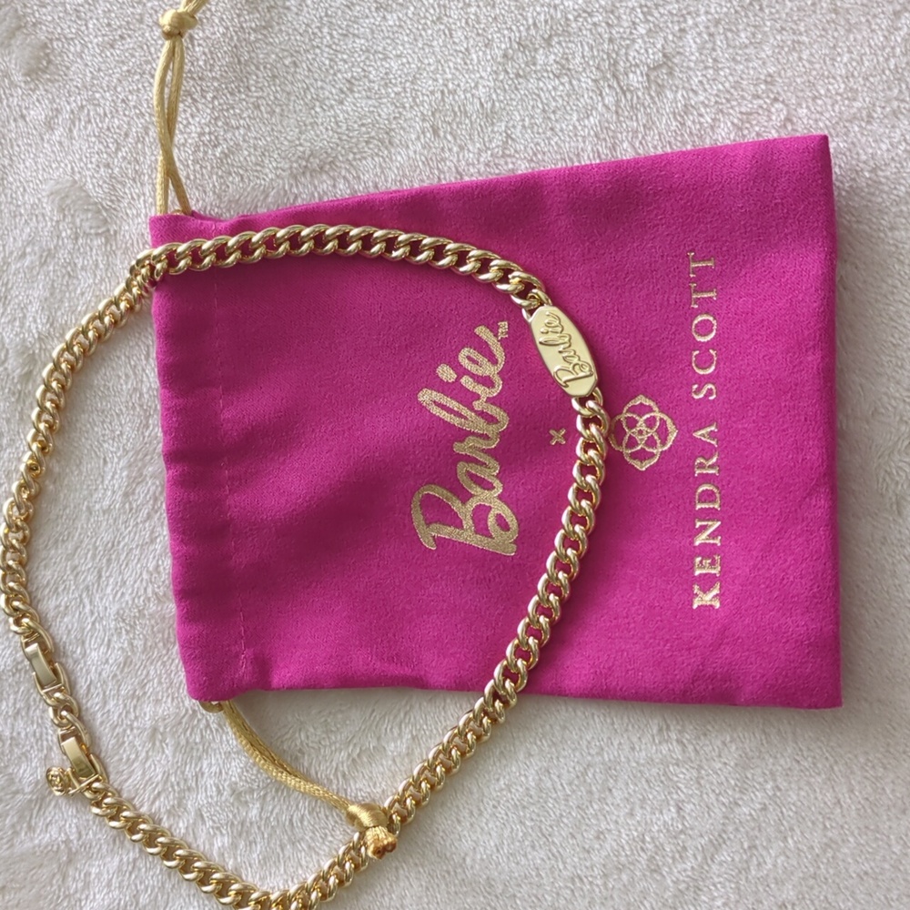 Barbie™ x Kendra Scott Chain Necklace in Gold Rare Hard To Find